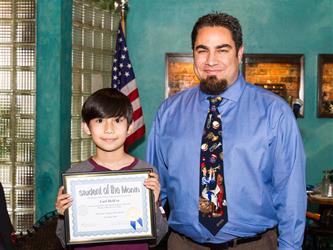 5th grade Student of the Month - Carl