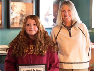 7th grade Student of the Month - Savannah