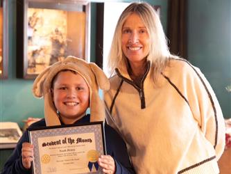 5th grade Student of the Month - Noah
