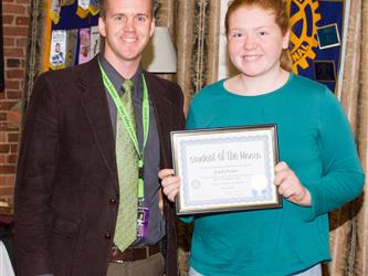 Student of the Month - 7th  Emily