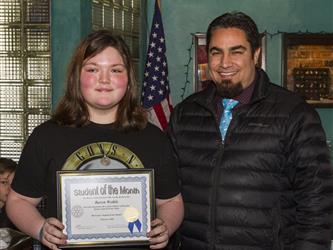 Student of the Month - 8th grade Raven