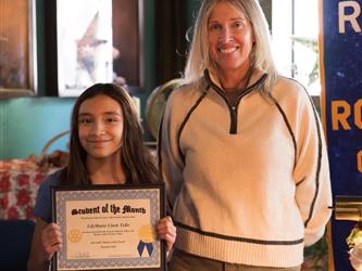 6th grade Student of the Month - LilyMarie