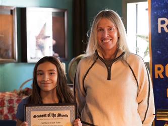 6th grade Student of the Month - LilyMarie