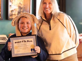 5th grade Student of the Month - Noah