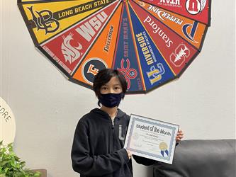 Student of the Month - 5th  Nischal