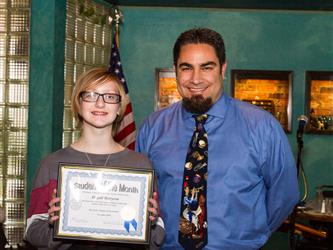 6th grade Student of the Month - Abbi