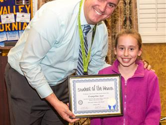 Student of the Month - 5th   Evangeline