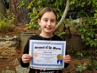 Student of the Month October 8th CharleyAnn