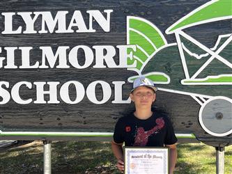 Student of the Month - 5th   Colton