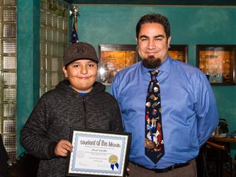 7th grade Student of the Month - Oscar