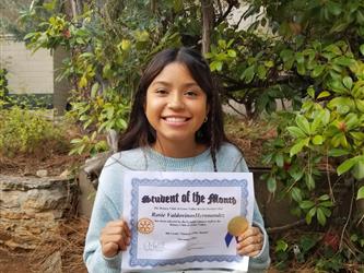 Student of the Month November 8th Rosemary