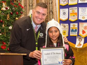 Student of the Month - 6th  Yvette