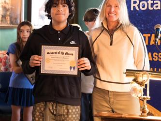 8th grade Student of the Month - Jesus