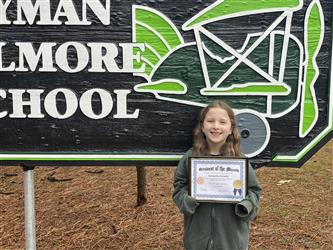 Student of the Month - 5th  Samantha