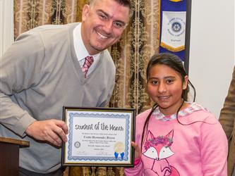 Student of the Month -7th  Yvette
